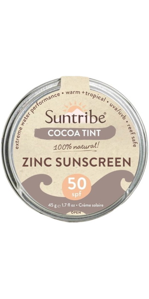 2026 Suntribe Organic Mineral Zinc Tin SPF 50 STZT - Cocoa Tint
